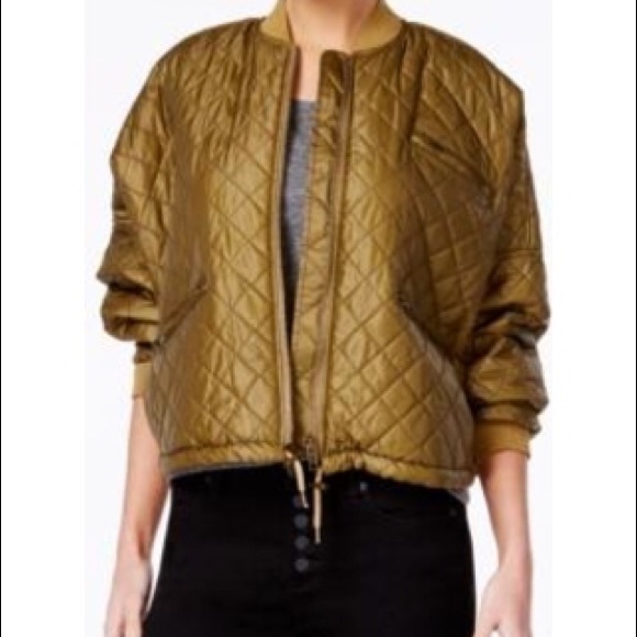 NWT Free People Quilter Bomber Jacket Size M - Picture 5 of 5